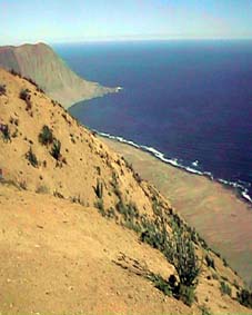 Cordillera de la Costa y el mar