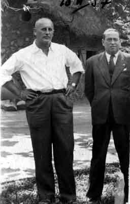 Domingo y su amigo Saint Marie